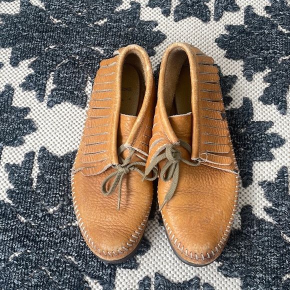 vintage moccasin shoes - Picture 1 of 4